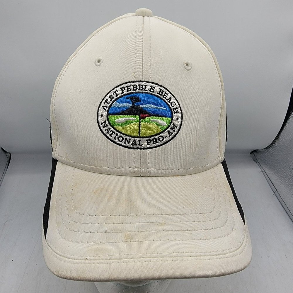 Pebble Beach 2013 AT&T National Pro Am White Hat Cap Golf Outdoors Fitted